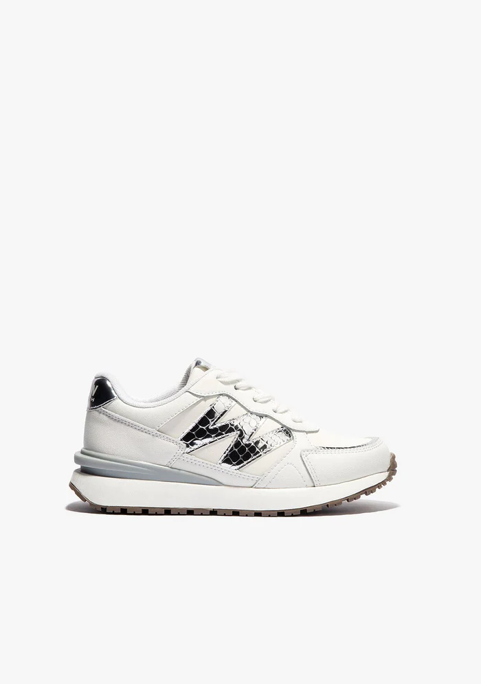 sabio deletrear invadir B&W ZAPATILLAS METALIZADO BLANCO - Tu Roperito