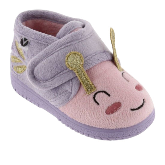 VICTORIA ZAPATILLAS DE CASA ANIMALES MARIPOSA NINOS OJALA LILA 051192 Tu Roperito