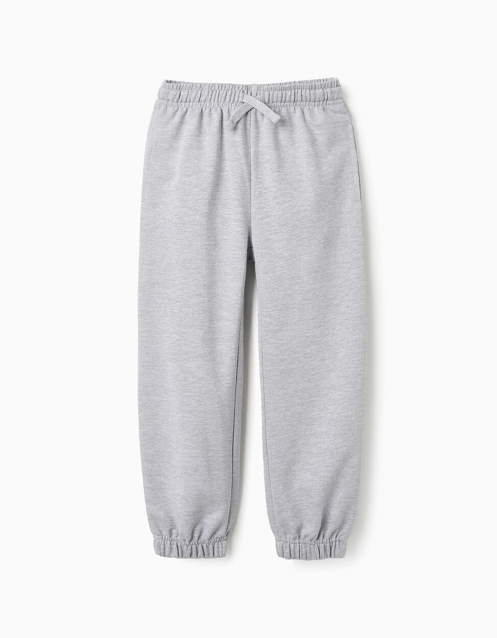 Pantalones de Chandal en Algodon para Nina Gris 25119 Tu Roperito